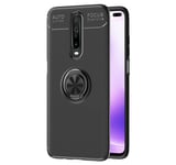 Coque Magnétique Support Bague Pivotant 360 pour Xiaomi Pocophone Peu X2 Noire