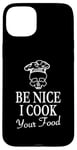 Coque pour iPhone 15 Plus BBQ Cooking Grill Master BBQ Skull Be Nice Je cuisine vos plats