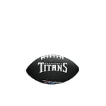 Wilson American Football MINI NFL TEAM SOFT TOUCH, Soft Touch-Blended Leather, Black