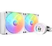 NZXT Kraken Elite 280 mm Liquid CPU Cooler - RGB LED, Matte White, White