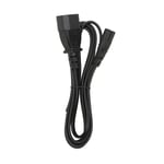 Power Extension Cable Male To Female 10A 250V IEC320 C14 To C7 Cord 2500W