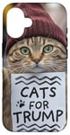 Coque pour iPhone 16 Cats For Trump