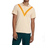 Nike Court Roger Federer RF Advantage Tennis Polo Sz S Peach 939080 838