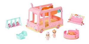 BABY born Surprise Babies Bus-Bus & Figurines-Pour les petits mains, jeu créatif suscite l’empathie & les aptitudes sociales, 3 ans & + -avec 1 couverture enveloppante en forme de carotte, 904763