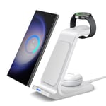 3in1 Wireless Charger Charging Station For Samsung Galaxy Watch6 Classic S24 S23