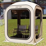 East Oak Tente Pop Up Mini 1 à 2 Personnes pour Camping, Jardin, terrasse, étanche, Tente à Bulles, Tente réactive extérieur, Protection UV UPF 50+, Ventilation à 360°, Anti-Moustique, avec Sac de