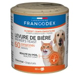 Levure de Bière Pour chiens et chats, boite de 60 comprimés