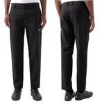 Moncler Pants Stretch Cotton Logo Trousers Cargo Black 44