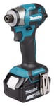 Slagskruvdragare Makita DTD173RGJ; 18 V; 2x6,0 Ah batt.