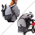 K&H PET PRODUCTS Sac à Dos de vélo de Voyage pour Animaux domestiques Gris 9,5 x 14 x 15,75 Pouces