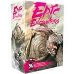 Epic Encounters: Cove of The Dragon Turtle – Jeu de rôle Fantastique RPG Fantasy avec énorme Boss Miniature, Tapis de Jeu Double Face et Livre d'aventure Game Master avec statistiques Monstres,