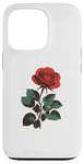 iPhone 13 Pro Cute Red Roses Flower Gardening Red Flower Valentines Day Case