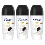 Dove Womens Antiperspirant Advanced Care Deodorant Invisible Dry 48H 50ml, 3 Pack - White - One Size