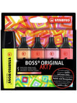 STABILO Boss Original Arty Highlighter - 5 pack - Warm colors