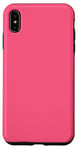 Coque pour iPhone XS Max Couleur esthétique rose vif