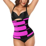 Gördel Postpartum Magen Gördel Body Sculpting Body Shaper - stock Rose red 3XL