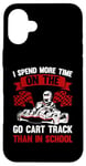 iPhone 16 Plus Go Kart Kid - Go Kart Racing Boys Kids Case