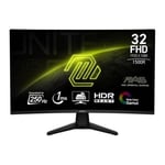 31.5" MSI MAG 32C6X FHD 250Hz 1500R Curved Gaming Monitor, 1920x1080, 1ms, Adapt