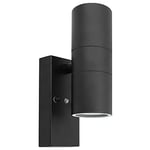 Outdoor Wall Light Dusk Till Dawn Sensor Black Finish Stainless Steel Up and Down Shining IP65 ZLC090-B