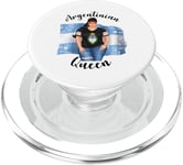 Casquette de baseball pour femme avec drapeau argentin de la reine argentine PopSockets PopGrip pour MagSafe