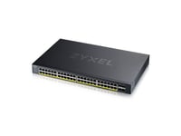 Zyxel - Switch - Styrt - 48 + 4 X 10 Gigabit Sfp+ - Rackmonterbar