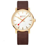 Mondaine Hommes Analogique Quartz Montre avec Bracelet en Cuir MSE40112LG