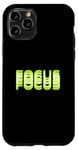 Coque pour iPhone 11 Pro Green Focus Green Graphic