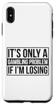 Coque pour iPhone XS Max Jeu de hasard Poker Black Jack Texas Hold Em Slots Vegas