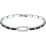 Bijoux Karl Lagerfeld  Bracelet en acier et cristal