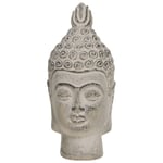 Chic Antique Denmark Buddha Huvud Prydnad Franskgrå