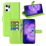 Oppo Find X5      Pu Wallet Case    [Green]