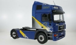 MODELCAR - Camion solo de 1994 couleur bleu – MAN F2000 - 1/18 - MOD18133