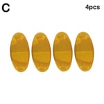 Polkupyörän osat 4 kpl Heijastimet Pyöräilyvalot Turvavalo Polkupyörän Pyörän Pinna Lisävarusteet Pyörän Heijastin Heijastin Vanne Heijastava S4U4