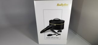 BaByliss 5737HGU The Shine Collection 2200W Hair Dryer + Brush + Rollers + Case