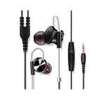 In-Ear Earbuds, Magnetic Wired Earphones Mic Metal Stereo Bass Noise Cancelling