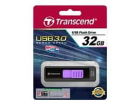 Transcend JetFlash 760 - Clé USB - 32 Go - USB 3.0 - noir élégant