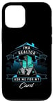 Coque pour iPhone 12/12 Pro T-shirt I'm A Realtor Ask Me For My Card pour Realtor