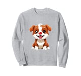 Red Dog Nose Funny Day 2024 Red Dog Nose Cute Dog for Kids Sweatshirt