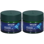 WELEDA Crème de Nuit redensifiante Gentiane bleue et Edelweiss 2x40 ml