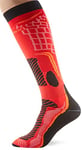 Salomon 1 Pair of Unisex High Socks, X PRO, Polyamide/Polypropylene, Size S (3.5-5), Red (Valiant Poppy/Cherry Tomato), LC1250200