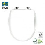 Kan 3001 Exclusive toalettsits, vit