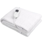 Surmatelas Chauffant Électrique 150x80cm avec Arrêt Automatique, Couverture Thermique, Chauffe-matelas Réglable à 3 Niveaux de Température