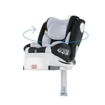 Babify Poussette 3 en 1 Avec siège auto bébé 0 à 36 kg, Rotation 360°, pied de soutien, Isofix, 3 inclinaisons - Rehausseur voiture enfant haute sécurité ECE R129