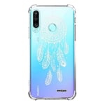 Evetane - Coque Silicone pour Huawei P30 Lite/ P30 Lite XL - Protection Souple et Renforcée - Coins Antichocs - Fine et Transparente - Coque Arrière - Attrape Reve Blanc