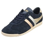 Gola Bullet Mirror Trident Womens Navy Silver Fashion Trainers - 4 UK