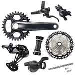 Shimano XT M8100 1x12 Disc Brake Groupset Black