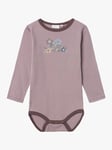 Name It Willow Wool Long Sleeve Body - Jente - Lilla - 92