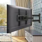 Large Widen Stand Fixed Wall TV Bracket 27~55" Dual Arm Support Corner Rack Home