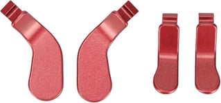 Palettes De Contrôleur, 4 Pcs Palettes En Acier Inoxydable En Métal Rouge Serrures À Gâchette Pièces De Rechange Pour Manette One Elite Série 2