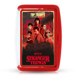 Top Trumps Stranger Things Limited Edition Case Entertaining card game for 2 plus players makes a great gift for ages 15 plus from the brave teens like Eleven and Mike to the mysterious Dr. Brenner